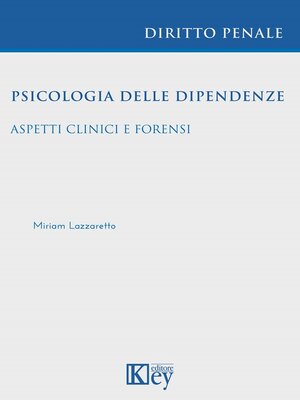 cover image of Psicologia delle dipendenze